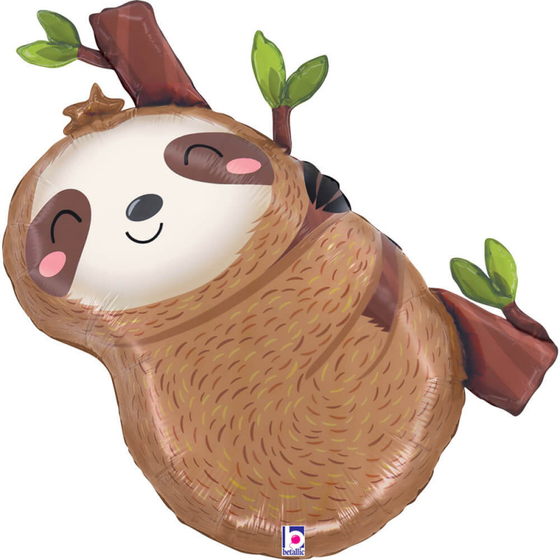 Ballon Mylar Paresseux Cute Sloth - Grabo