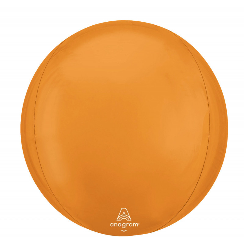 Ballon Miroir Vibrant Orange Orbz Anagram