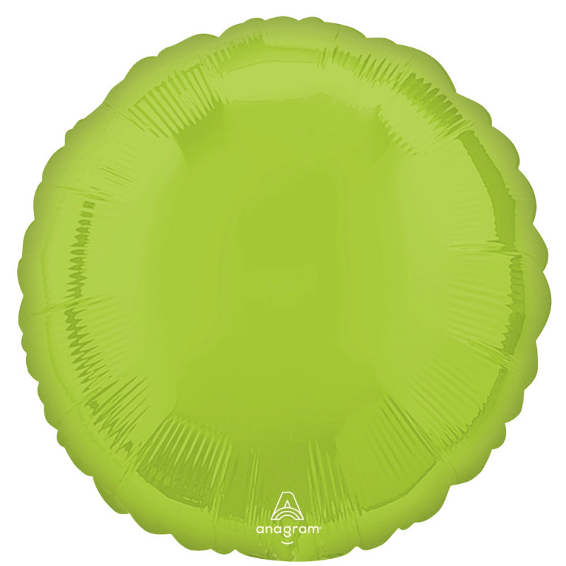 Ballon Mylar Rond Vibrant Vert Anagram