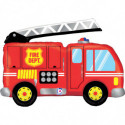 Ballon Camion de Pompier Rouge Firetruck – Grabo
