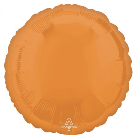 Ballon Rond Vibrant Orange