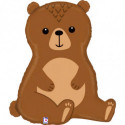 Ballon Alu XL Ours Brun Woodland Bear – Grabo