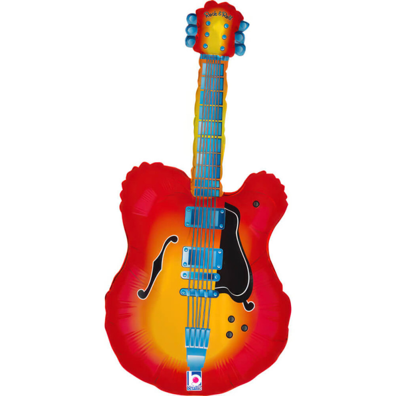 Ballon Alu XL Guitare Rouge – Grabo