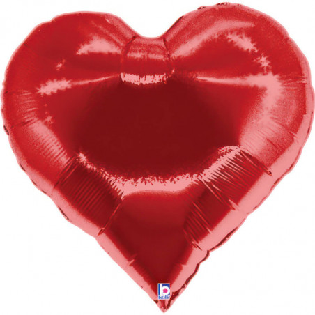 Ballon aluminium XL As de Cœur Rouge  Casino Heart Grabo