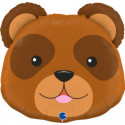 Ballon Alu XL Tête d’Ours Brun – Grabo