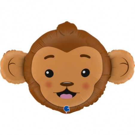 Ballon Tête de Singe XL – Monkey Head – Grabo