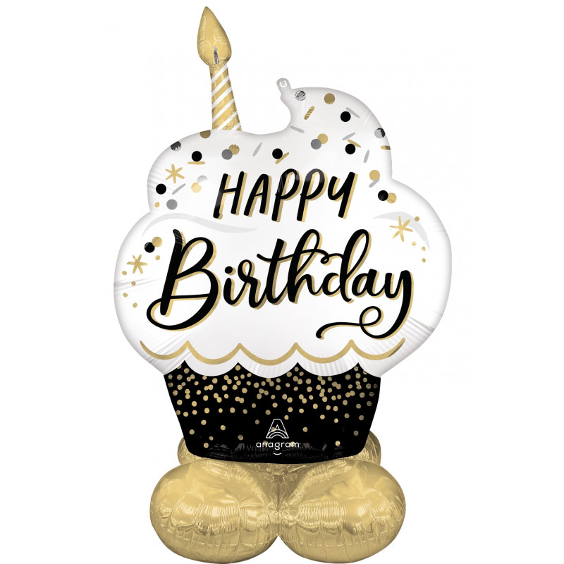 Ballon AirLoonz Cup Cake Anniversaire
