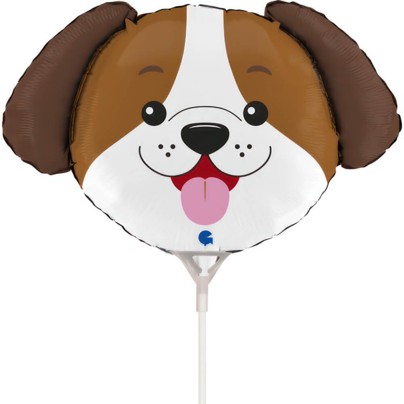 Mini Ballon Alu Chien  Dog Head mini 25 cm – Grabo
