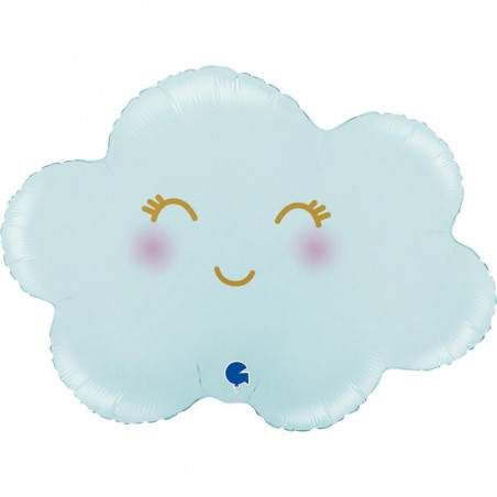 Ballon Alu XL Nuage Bleu Pastel – Grabo