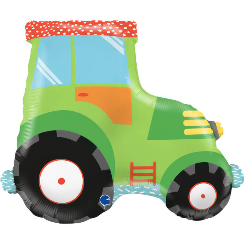 Ballon Alu XL Tracteur Vert – Grabo