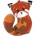 Ballon Mylar Panda Roux Red Panda - Grabo