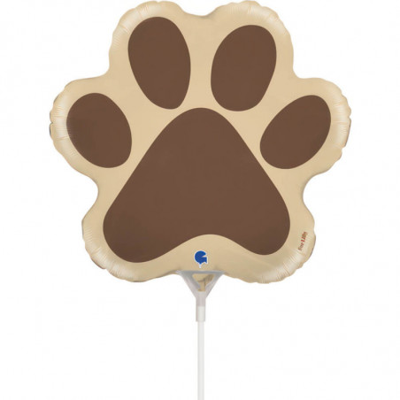 Mini Ballon Alu Empreinte de Patte 25 cm – Grabo