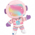 Ballon Alu XL Astronaute Fille Rose – Lady Astronaut – Grabo
