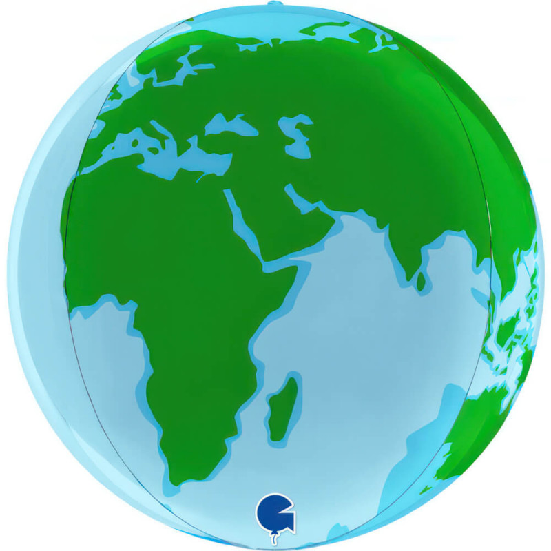 Ballon Orbz Globe Terrestre 38 cm / 15 pouces – Grabo