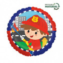 Ballon Rond Pompier Cool Fireman – Grabo