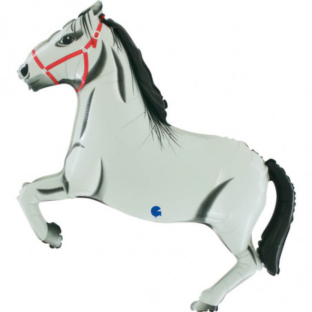 Ballon XL Cheval Blanc Horse White – Grabo