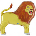 Ballon Lion XL – Jaune et Marron – Grabo