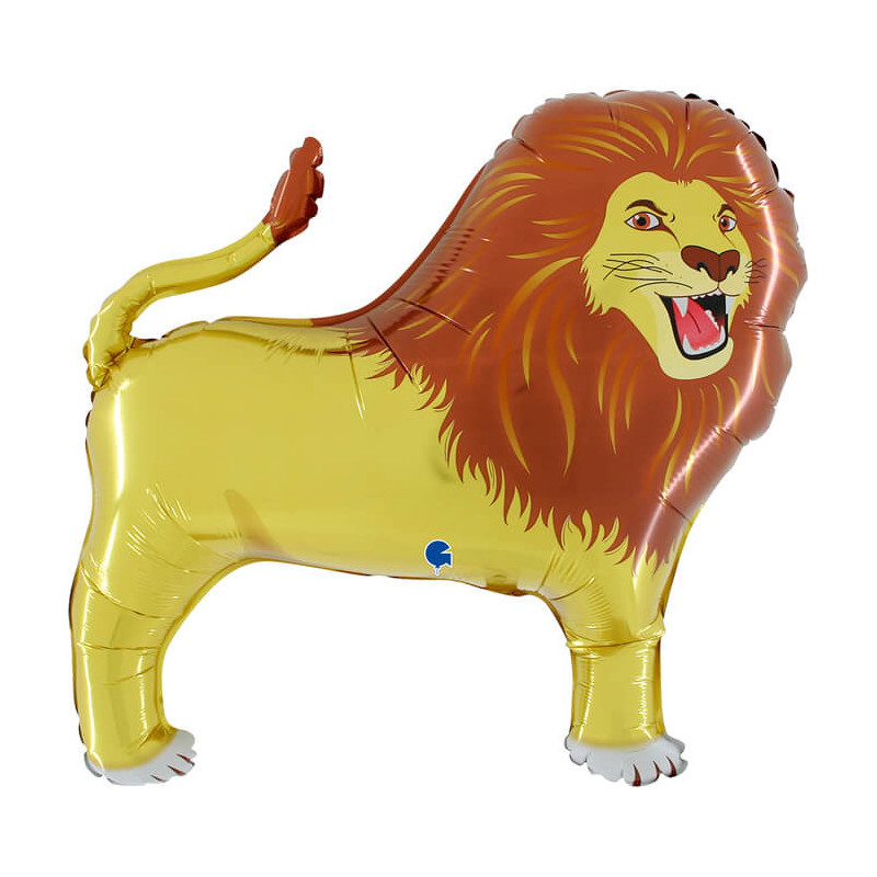 Ballon Lion XL – Jaune et Marron – Grabo