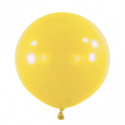 Ballons latex 24" ROND - 60CM - Jaune moutarde Mustard Anagram