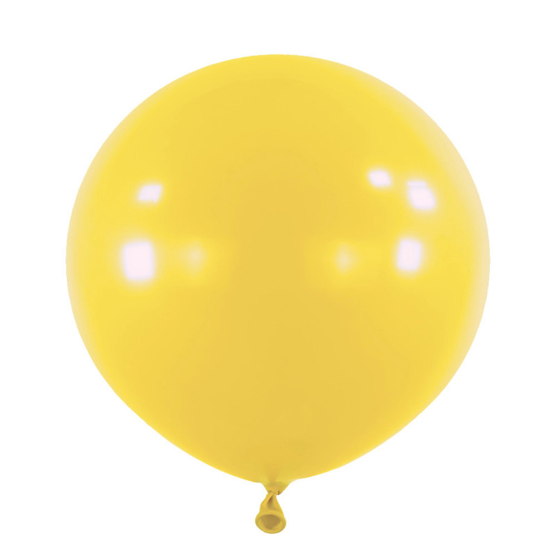 Ballons latex 24" ROND - 60CM - Jaune moutarde Mustard Anagram
