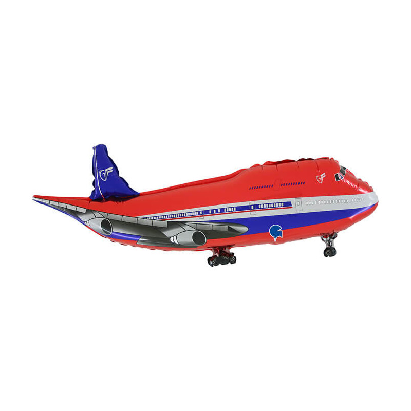 Ballon XL Avion Rouge Airplane Red