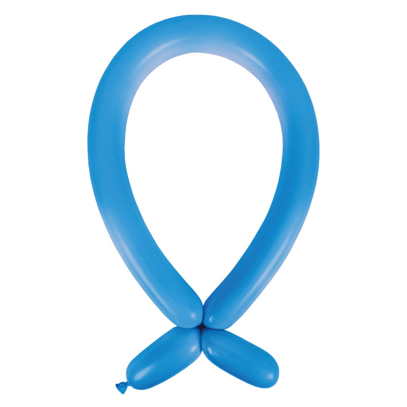 Ballons à sculpter 260 - bleu Modelling Bright Royal Blue Anagram