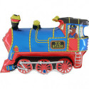 Ballon Locomotive Bleue – 75 x 47 cm – Grabo