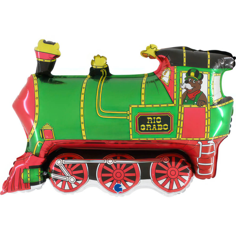 Ballon Locomotive Verte Train – Grabo Rio Grabo