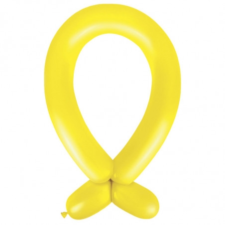 Ballons à Sculpter 360 Jaune - Lot de 50 Modelling Sunshine Yellow Anagram