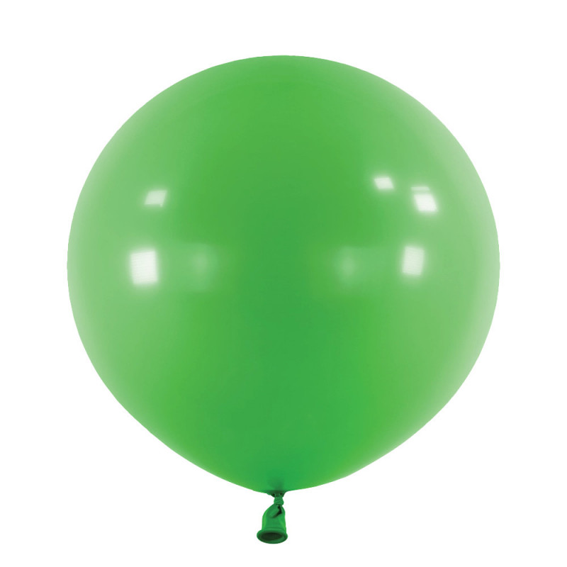 Ballons latex  24" ROND - 60CM -Vert Festive Green Anagram