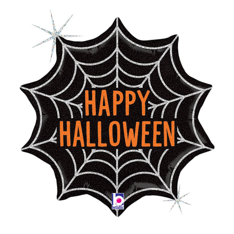 Ballon Rond Toile d’Araignée Halloween Spider Web – Grabo