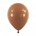 Ballons latex 11" ROND - 28CM - Chocolat Chocolate Anagram