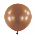 Ballons latex 24" ROND - 60CM - Chocolat Chocolate Anagram