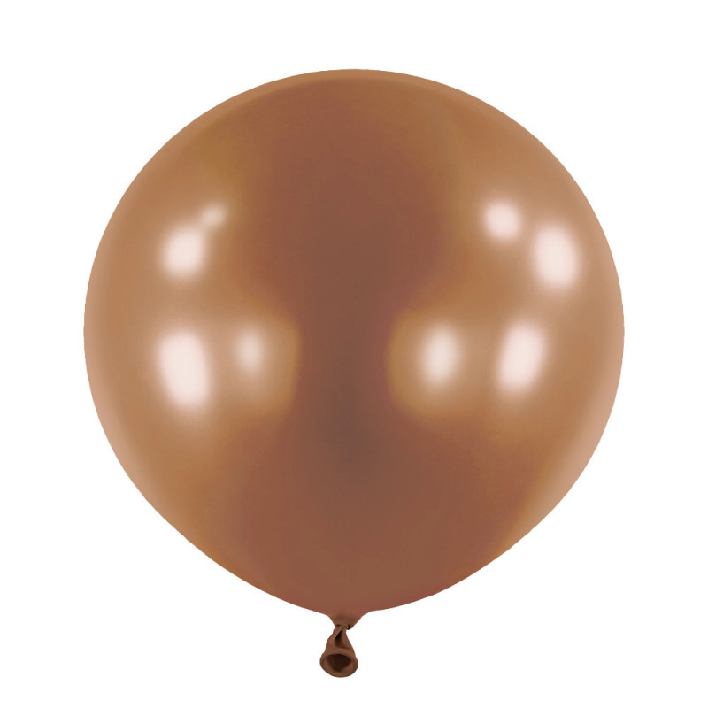 Ballons latex 24" ROND - 60CM - Chocolat Chocolate Anagram