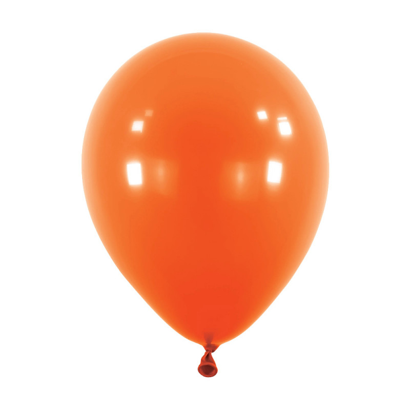 Ballons latex 11" ROND - 28CM - Orange Peel Anagram