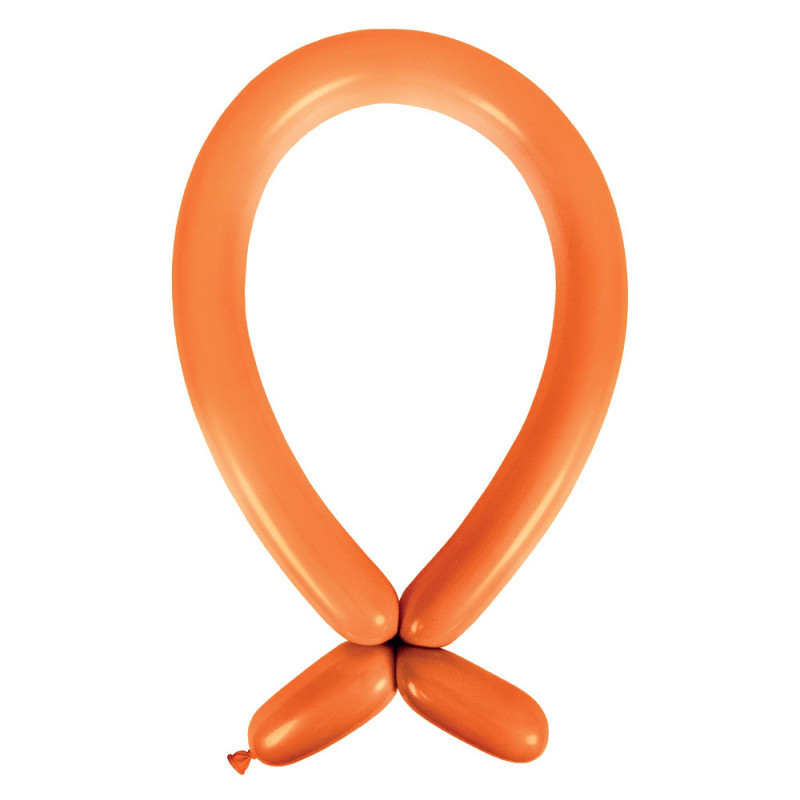 Ballons à sculpter 260 - orange Modelling Orange Peel Anagram