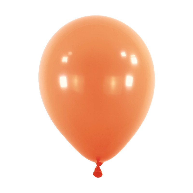 Ballons latex 11" ROND - 28CM - Terracotta Anagram