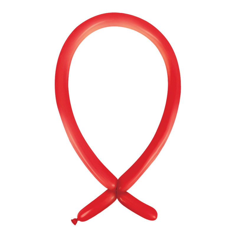 Ballons à sculpter 160 - rouge Modelling Appel Red Anagram