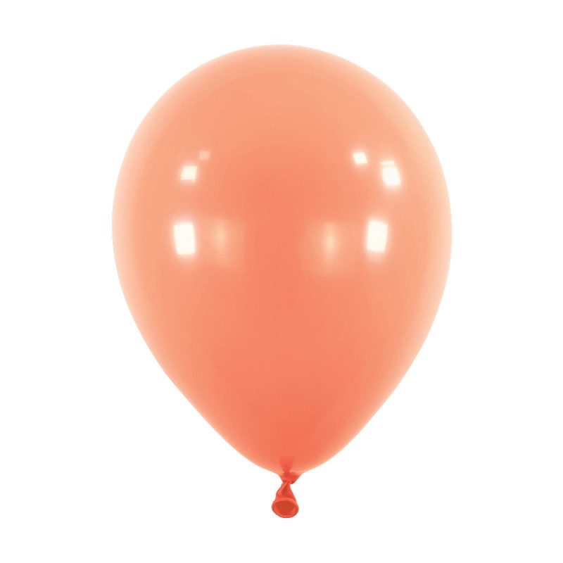 Mini Ballons latex 5" ROND - 13CM - Corail Coral Anagram