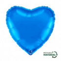 Ballon Alu Coeur Bleu – 18" – Grabo
