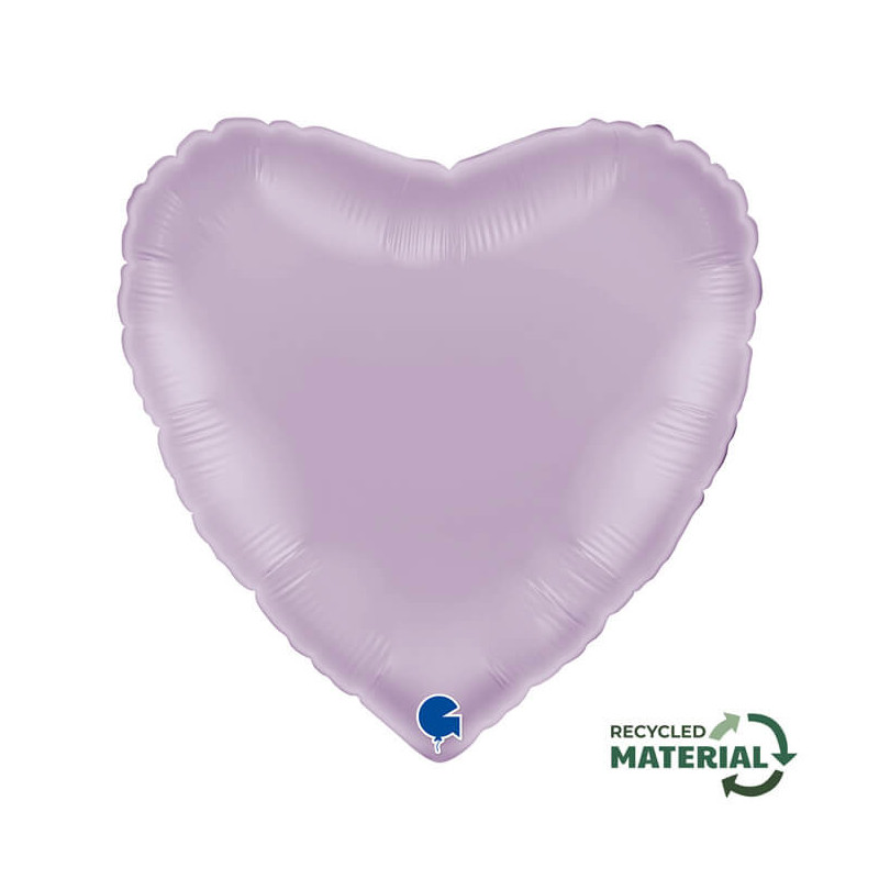Ballon Alu Coeur Parme – 18" – Grabo