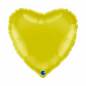 Ballon Alu Coeur Jaune – 18" – Grabo
