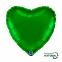 Ballon Alu Coeur Vert Brillant – 18" – Grabo
