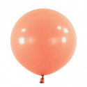 Ballons latex 24" ROND - 60CM - Corail Coral Anagram