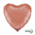 Ballon Alu Coeur Rose Gold Brillant – 22" 56cm – Grabo