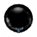 Ballon Alu Rond Noir – 18" – Grabo