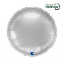 Ballon Alu Rond Argent Brillant – 18" Silver – Grabo