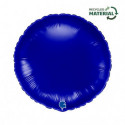 Ballon Alu Rond Bleu Foncé – 18" Blue Capri – Grabo