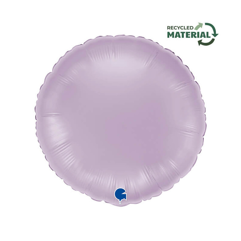 Ballon Alu Rond Parme Lilas Brillant – 18" Lilac – Grabo