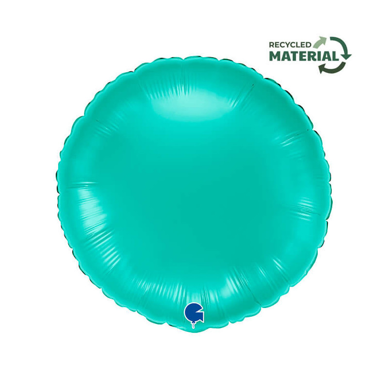 Ballon Alu Rond Bleu Tiffany Brillant – 18" Tiffany Blue – Grabo